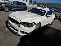 Ford Mustang salvage cars for sale: 2015 Ford Mustang 50TH Anniversary