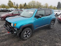 Jeep Renegade salvage cars for sale: 2022 Jeep Renegade Trailhawk