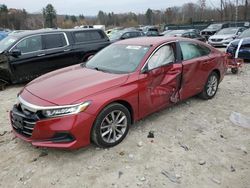 Honda Accord salvage cars for sale: 2021 Honda Accord LX