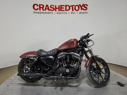 Harley-Davidson xl salvage cars for sale: 2017 Harley-Davidson XL883 Iron 883