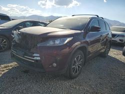 Toyota Highlander salvage cars for sale: 2018 Toyota Highlander SE