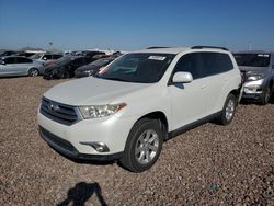 Toyota Highlander salvage cars for sale: 2011 Toyota Highlander Base