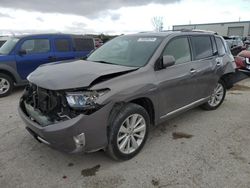 Toyota Highlander salvage cars for sale: 2012 Toyota Highlander Hybrid Limited