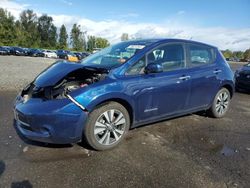 Nissan Leaf salvage cars for sale: 2017 Nissan Leaf S