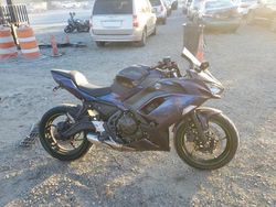 Kawasaki ex650 n salvage cars for sale: 2022 Kawasaki EX650 N