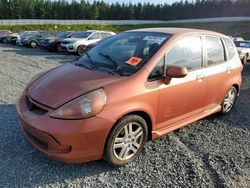 Honda fit salvage cars for sale: 2007 Honda FIT S