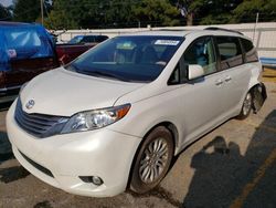 Toyota Sienna xle salvage cars for sale: 2017 Toyota Sienna XLE