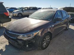 KIA Optima salvage cars for sale: 2016 KIA Optima EX