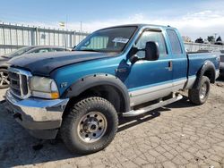 Salvage cars for sale from Copart Dyer, IN: 2002 Ford F250 Super Duty