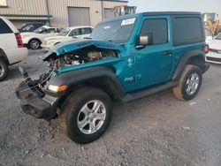 Jeep Wrangler salvage cars for sale: 2020 Jeep Wrangler Sport