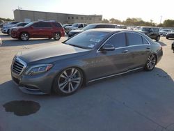 Mercedes-Benz s-Class salvage cars for sale: 2017 Mercedes-Benz S 550E