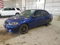 Honda Civic salvage cars for sale: 2005 Honda Civic DX VP