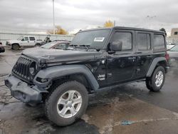 Jeep Wrangler salvage cars for sale: 2018 Jeep Wrangler Unlimited Sport