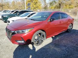 Nissan Sentra salvage cars for sale: 2021 Nissan Sentra SR