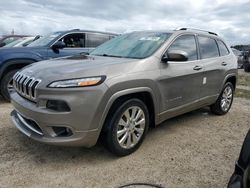 Jeep salvage cars for sale: 2018 Jeep Cherokee Overland