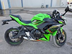 Kawasaki salvage cars for sale: 2024 Kawasaki EX650 P