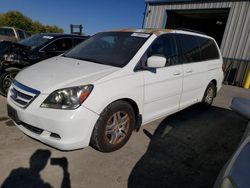 Honda Odyssey exl salvage cars for sale: 2007 Honda Odyssey EXL