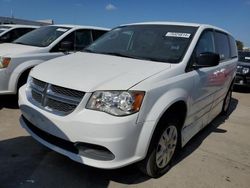 Dodge Caravan salvage cars for sale: 2017 Dodge Grand Caravan SE