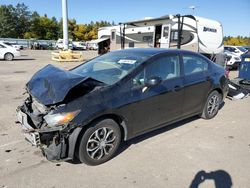 Honda Civic salvage cars for sale: 2012 Honda Civic LX