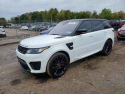 Land Rover Range Rover salvage cars for sale: 2017 Land Rover Range Rover Sport HSE