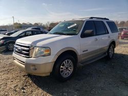 Ford Expedition salvage cars for sale: 2007 Ford Expedition Eddie Bauer