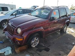 Jeep Liberty salvage cars for sale: 2002 Jeep Liberty Limited