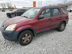 Honda crv salvage cars for sale: 2006 Honda CR-V LX