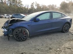 Tesla salvage cars for sale: 2022 Tesla Model 3