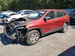 Jeep Grand Cherokee salvage cars for sale: 2016 Jeep Cherokee Sport