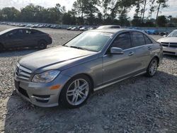 Mercedes-Benz c-Class salvage cars for sale: 2012 Mercedes-Benz C 300 4matic