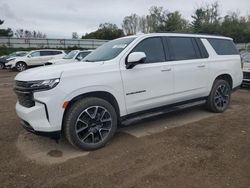 Chevrolet Suburban salvage cars for sale: 2022 Chevrolet Suburban K1500 RST