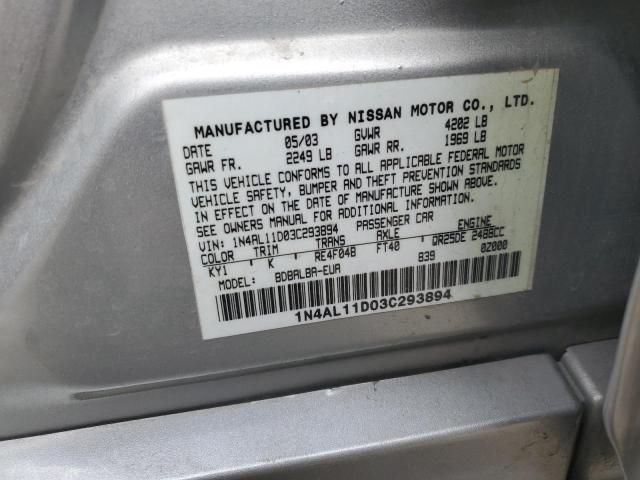 2003 Nissan Altima Base