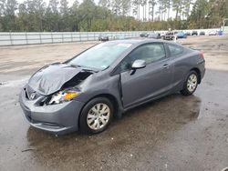 Honda Civic salvage cars for sale: 2012 Honda Civic LX