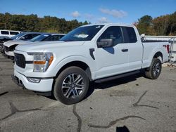 Salvage cars for sale from Copart Exeter, RI: 2022 Ford F150 Super Cab