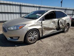 Ford Focus salvage cars for sale: 2017 Ford Focus Titanium