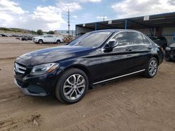 Mercedes-Benz c-Class salvage cars for sale: 2015 Mercedes-Benz C 300 4matic