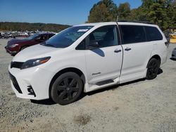 Toyota Sienna salvage cars for sale: 2020 Toyota Sienna SE