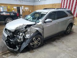 Salvage cars for sale from Copart Kincheloe, MI: 2017 Chevrolet Equinox Premier