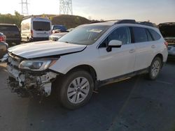 Subaru Outback salvage cars for sale: 2017 Subaru Outback 2.5I Premium