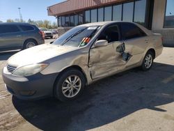 Toyota Camry salvage cars for sale: 2005 Toyota Camry LE