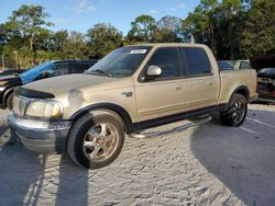 Ford salvage cars for sale: 2001 Ford F150 Supercrew