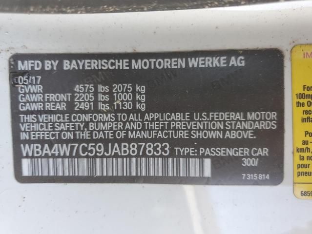 2018 BMW 440I