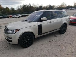 Land Rover Range Rover salvage cars for sale: 2017 Land Rover Range Rover HSE