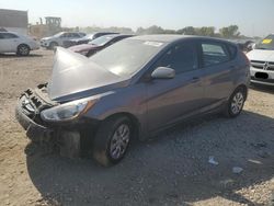 Hyundai Accent salvage cars for sale: 2015 Hyundai Accent GS