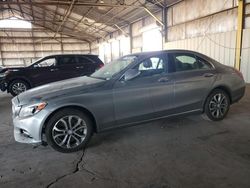 Mercedes-Benz salvage cars for sale: 2015 Mercedes-Benz C 300 4matic