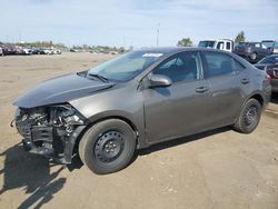 Toyota Corolla salvage cars for sale: 2017 Toyota Corolla L