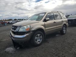 Honda Pilot salvage cars for sale: 2005 Honda Pilot EXL