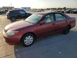 Toyota Camry le salvage cars for sale: 2002 Toyota Camry LE