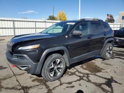 Jeep salvage cars for sale: 2015 Jeep Cherokee Trailhawk