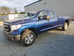 Toyota Tundra Double cab sr Vehiculos salvage en venta: 2015 Toyota Tundra Double Cab SR